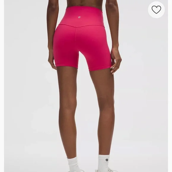 NWT Lululemon Align High-Rise Short 6in Raspberry Coulis Sz 10 - Picture 3 of 6